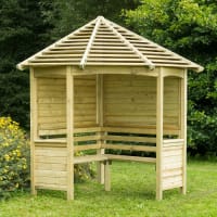 Forest Venetian Corner Arbour 2330 x 2500 x 1610mm