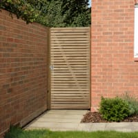 Forest Double Slatted Gate 6ft