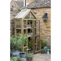 Forest Georgian Wall Greenhouse with Auto Vent 2020 x 1190 x 500mm