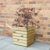 Forest Linear Square Planter 440 x 400 x 400mm