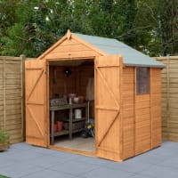 Forest Shiplap Dip Treated Double Door Apex Shed 7 x 5ft