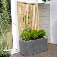 Forest Pressure Treated Vertical Slatted Screen 6ft x 3ft (1.8m x 0.9m) Pack of 4