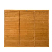 Forest Dip Treated Trade Lap Fence Panel 6ft x 5ft (1.83m x 1.52m)