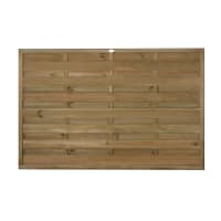 Forest Pressure Treated Decorative Europa Plain Fence Panel 6ft x 4ft (1.8m x 1.2m) Pack of 3