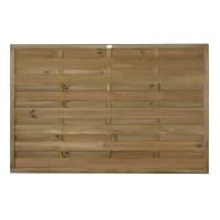 Forest Pressure Treated Decorative Europa Plain Fence Panel 6ft x 4ft (1.8m x 1.2m) Pack of 4