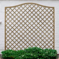 Forest Pressure Treated Decorative Europa Hamburg Garden Screen 1.8 x 1.8m Pack of 3