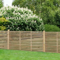 Forest Pressure Treated Contemporary Slatted Fence Panel 1.8m x 0.9m Pack of 5