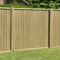 Forest Pressure Treated Vertical Tongue & Groove Fence Panel 6ft x 5ft (1.83m x 1.52m) Pack of 5