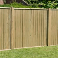 Forest Pressure Treated Vertical Tongue & Groove Fence Panel 1.83m x 1.52m Pack of 5