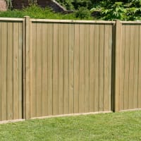 Forest Tongue & Groove 6ft Fence Panel 1.83 x 1.83m Pack of 3