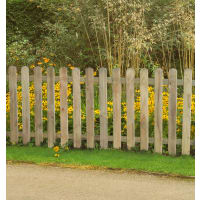 Forest Pressure Treated Heavy Duty Pale Fence Panel 6ft x 3ft (1.83m x 0.9m) Pack of 4