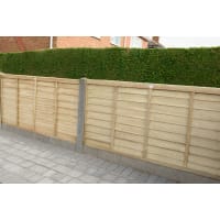 Forest Pressure Treated Superlap Fence Panel 6ft x 3ft (1.83m x 0.91m)