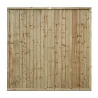 Grange Superior Pressure Treated Featheredge Panel Green 6ft x 6ft (1.83m x 1.8m)