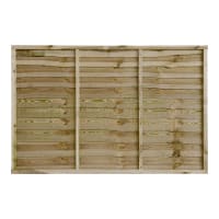 Grange Superior Pressure Treated Lap Panel Green 6ft x 4ft (1.83m x 1.2m)