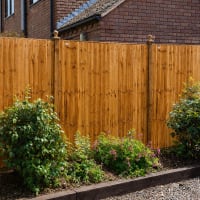 Grange Pressure Treated Standard Featheredge Dark Brown 6ft x 6ft (1.83m x 1.8m)