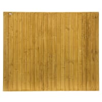 Grange Pressure Treated Standard Featheredge Dark Brown 6ft x 5ft (1.83m x 1.5m)