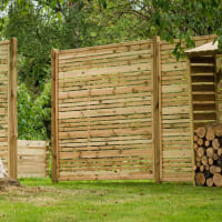 Grange Pressure Treated Contemporary Screen 6ft x 6ft (1.8m x 1.8m)