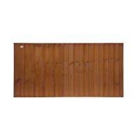 Standard Featheredge Panel 6ft x 3ft Dark Brown