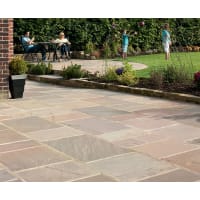 Marshalls Indian Sandstone Project Pack 20.96m² Buff Multi Pack of 71