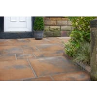 Marshalls Firedstone Paving Slab 600 x 600 x 38mm 7.9m² Autumn