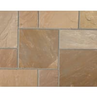 Marshalls Indian Sandstone Squaring Off Kit 560 x 560 x 22mm 1.73m² Brown Multi