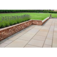 Marshalls Fairstone Sawn Versuro Jumbo Paving 1200 x 1200 x 22mm 11.71m² Golden Sand