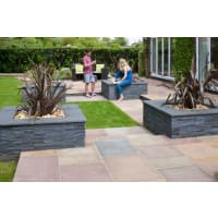 Marshalls Stoneface Drystack Walling 550 x 150 x 22mm 0.58m² Slate Dusk