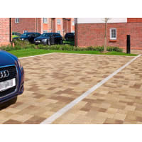 Marshalls Drivesett Coppice 240 x 160 x 50mm 9.6m² Oak Blend