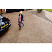 Marshalls Drivesett Savanna Block Paving 160 x 120 x 50mm 10.37m² Autumn