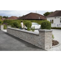 Marshalls Marshalite Pitched Walling 400 x 65 x 100mm 6.1m² Ash Multi
