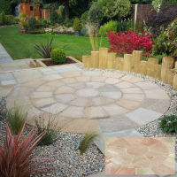 Natural Paving Circle Kit 3 Ring 3000mm Diameter Lakeland