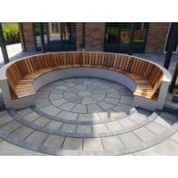 Natural Paving Circle Kit 3 Ring 3000mm Diameter Promenade
