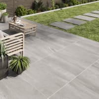 Terralis Dallas Outdoor Porcelain Tiles Grey 600x900x20mm