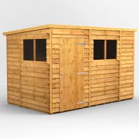 Power Sheds 10 x 6 Power Overlap Pent Garden Shed