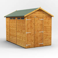 Power Sheds 10 x 6 Power Apex Double Door Security Shed