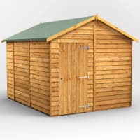 Power Sheds 10 x 8 Power Overlap Apex Windowless Garden Shed