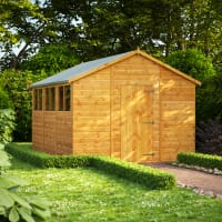 Power Sheds 12 x 10 Power Apex Garden Shed