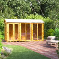 Power Sheds 12 x 4 Power Apex Summerhouse