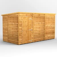 Power Sheds 12 x 6 Power Overlap Pent Windowless Garden Shed