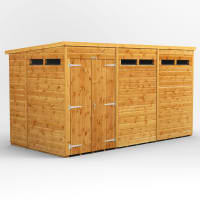 Power Sheds 12 x 6 Power Pent Double Door Security Shed