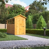 Power Sheds 14 x 4 Power Apex Garden Shed