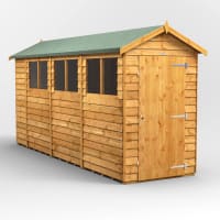 Power Sheds 14 x 4 Power Overlap Apex Garden Shed