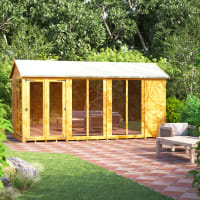 Power Sheds 14 x 6 Power Apex Summerhouse