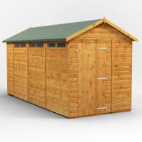 Power Sheds 14 x 6 Power Apex Security Shed