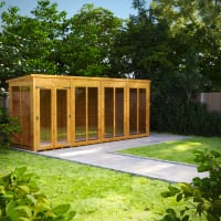 Power Sheds 16 x 4 Power Pent Summerhouse