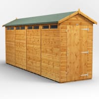 Power Sheds 16 x 4 Power Apex Security Shed