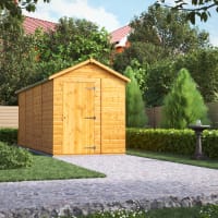 Power Sheds 16 x 6 Power Apex Windowless Garden Shed