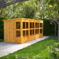 Power Sheds 16 x 6 Power Pent Double Door Potting Shed