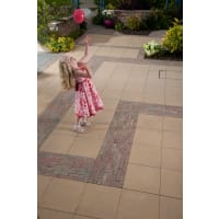 Tobermore Textured Paving Slab 450 x 450 x 35mm Buff