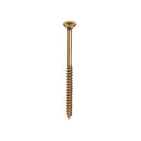 Vortex Professional Multi-Purpose Power Screw 5 x 50mm Zinc & Yellow Passivated Box of 200